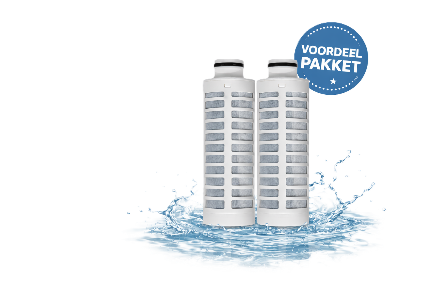 Alkaline filter duo-pack
